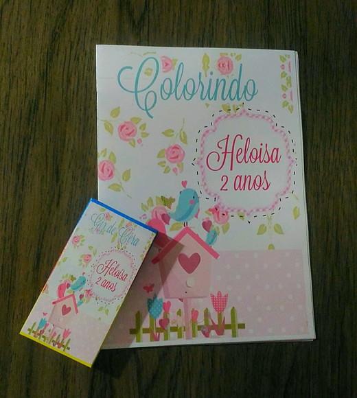 Kit colorir Jardim