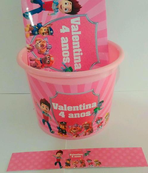 Kit cinema Patrulha Rosa