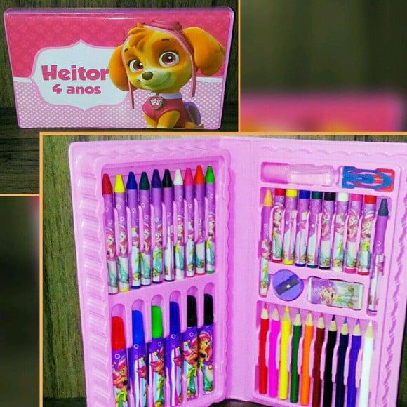 Estojo de pintura 48 peças