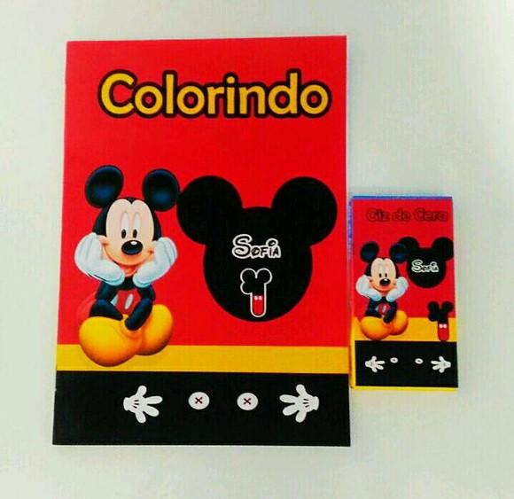 Kit colorir Mickey