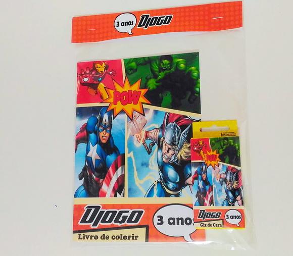Kit colorir - Vingadores