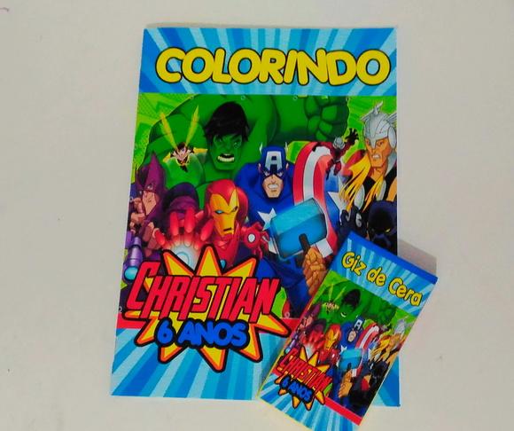 Kit colorir Vingadores