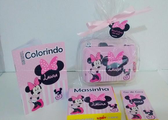 Kit colorir na maletinha minnie