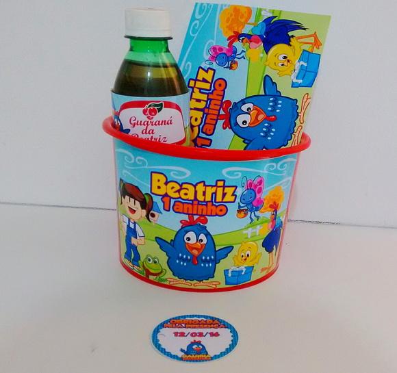 Kit cinema Galinha Pintadinha