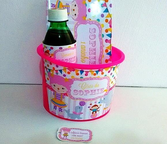 Kit cinema Circo Rosa