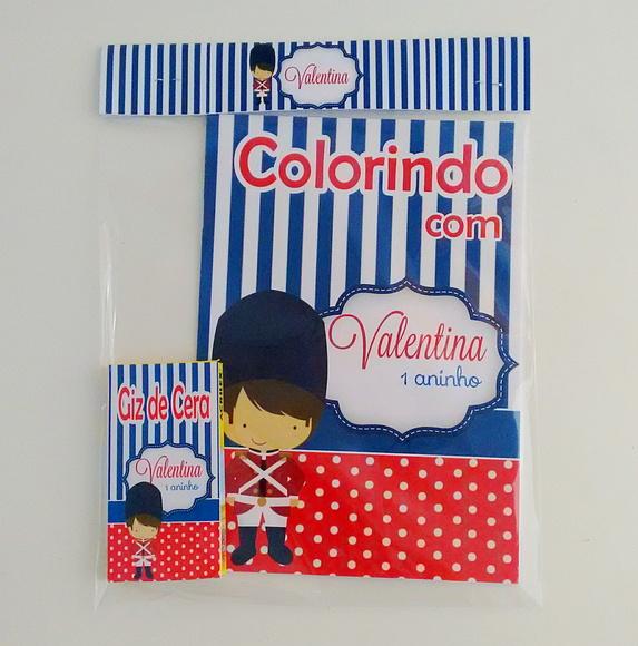 Kit colorir - Soldadinho de chumbo