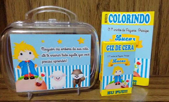 Kit colorir na maletinha