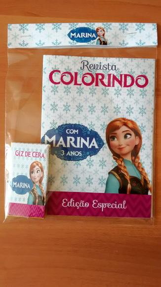 Kit colorir Frozen