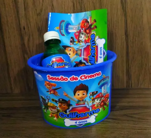 Kit cinema Patrulha Canina