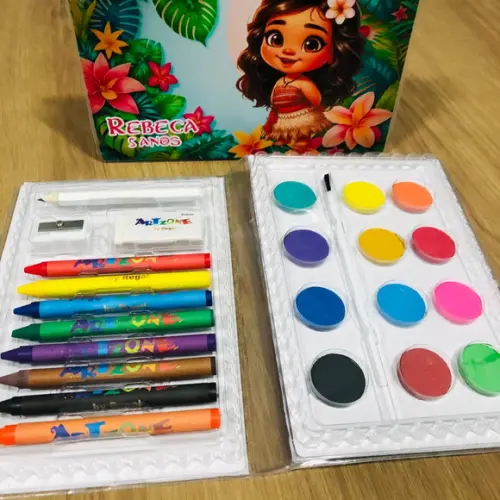 Estojo de Pintura Moana Baby