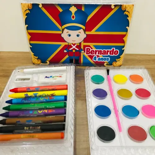 Estojo de Pintura Soldadinho de Chumbo