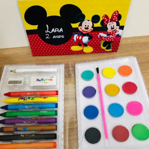 100 Estojos de Pintura