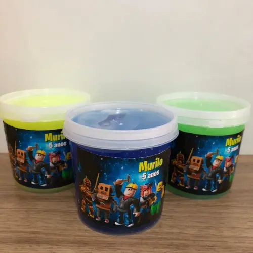 Slime com Glitter Roblox
