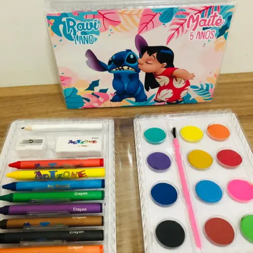Estojo de Pintura Lilo e Stitch