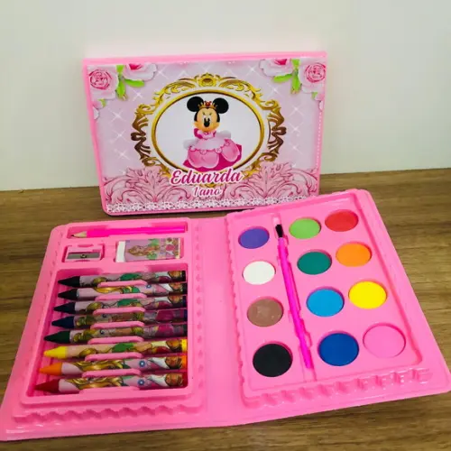 Estojo de Pintura Minnie Realeza