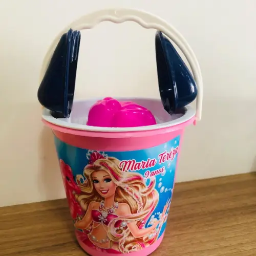 Balde de Praia Barbie Sereia