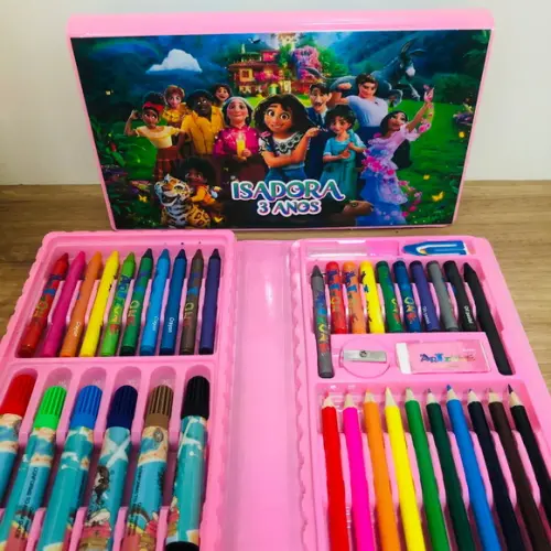 Estojo de Pintura 48 Peças Encanto