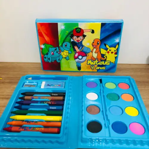 Estojo de Pintura Pokémon