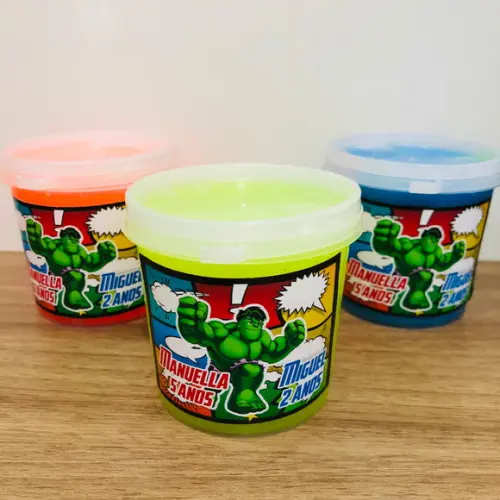 Slime com Glitter Hulk
