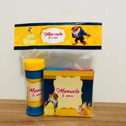 Kit Massinha e Bolha Bela e a Fera