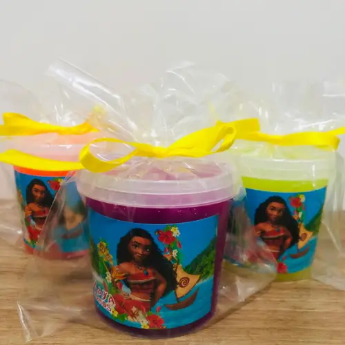 Slime com Glitter Moana