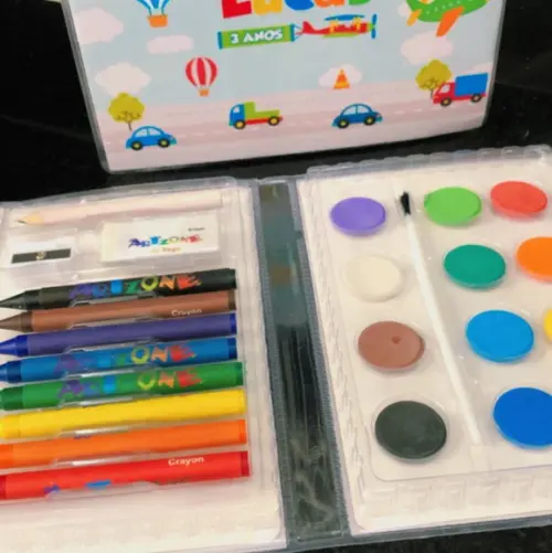 Estojo de Pintura Meio de Transporte
