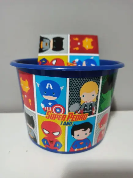 Kit cinema Heróis baby