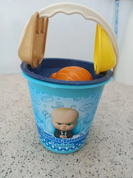 Balde de praia Poderoso chefinho