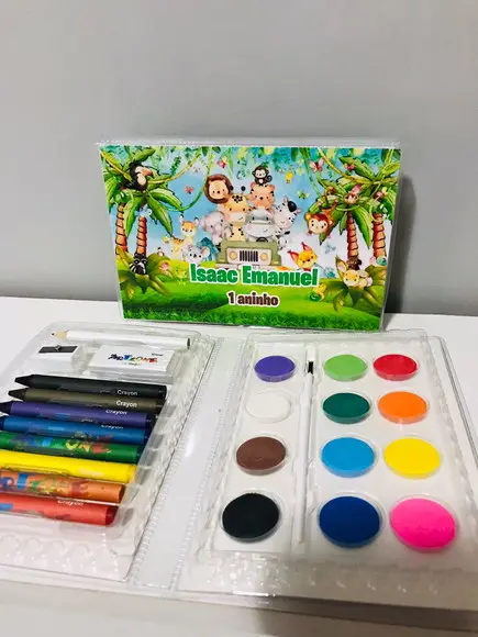 Estojo de pintura Safari Baby