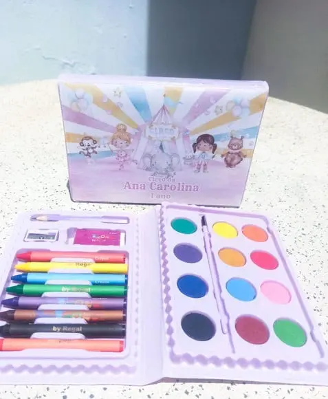 Estojo de Pintura Circo Rosa