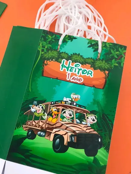 Sacolinha Mickey Safari