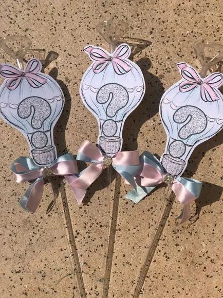 Suporte para balão "Chá Revelação"