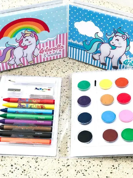 Estojo de Pintura Unicórnio