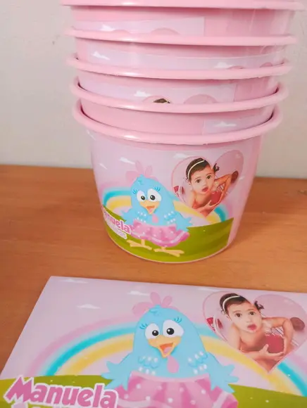 Kit cinema Galinha Pintadinha Rosa