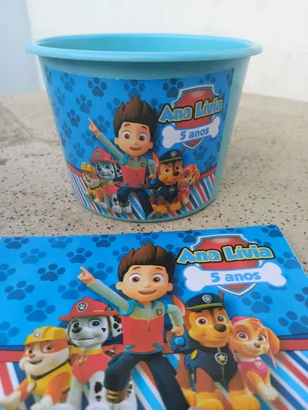 Kit cinema Patrulha Canina