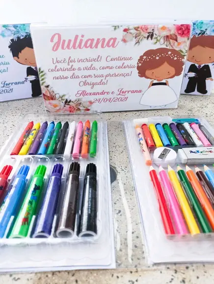 Estojo de pintura casamento