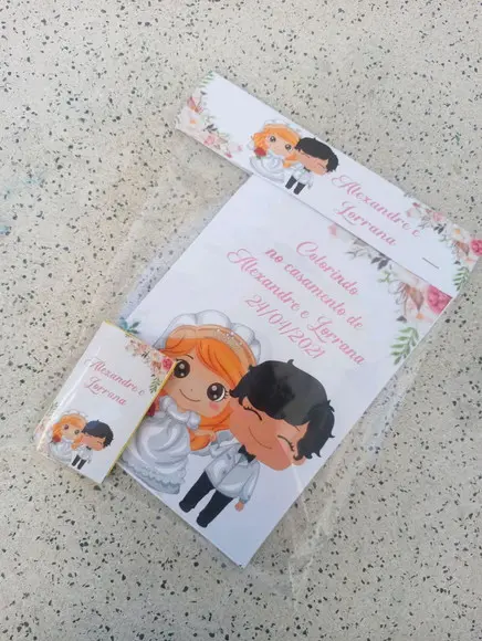 Kit colorir Casamento