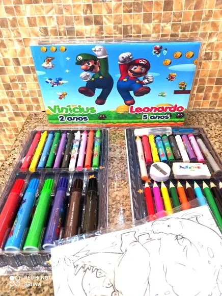 Estojo de pintura 48 peças