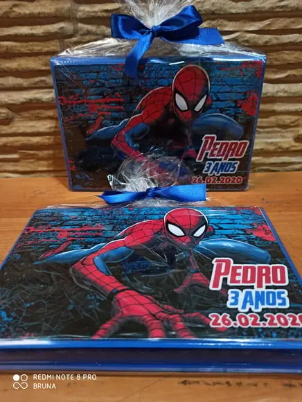 Estojo de Pintura Homem Aranha
