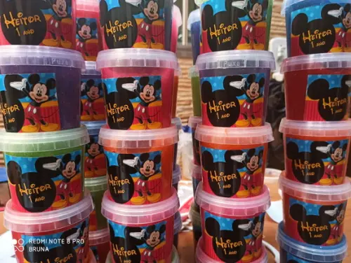 Slime com Glitter Mickey