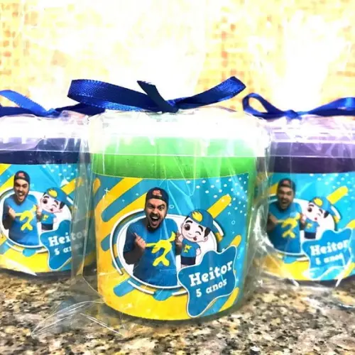 Slime com Glitter