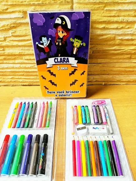 Estojo de pintura 48 peças