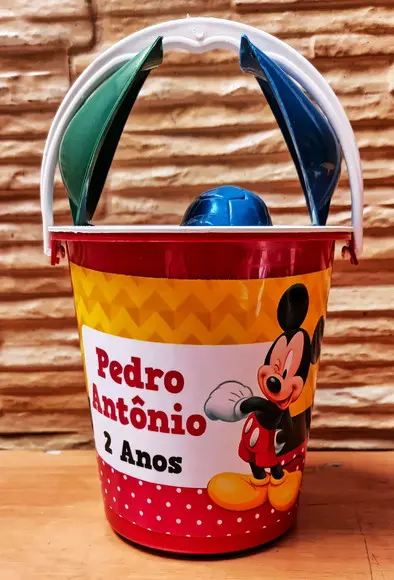 Balde de praia Mickey