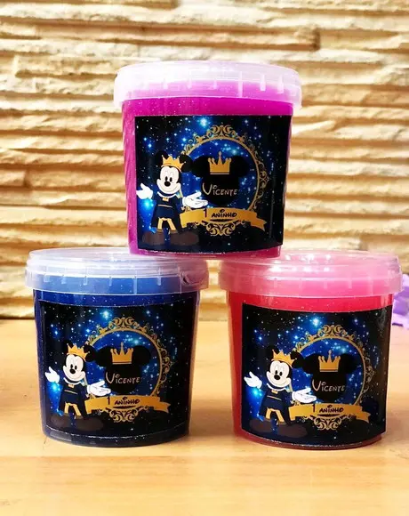 Slime com Glitter