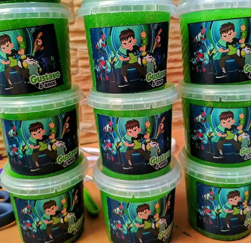 Slime com Glitter