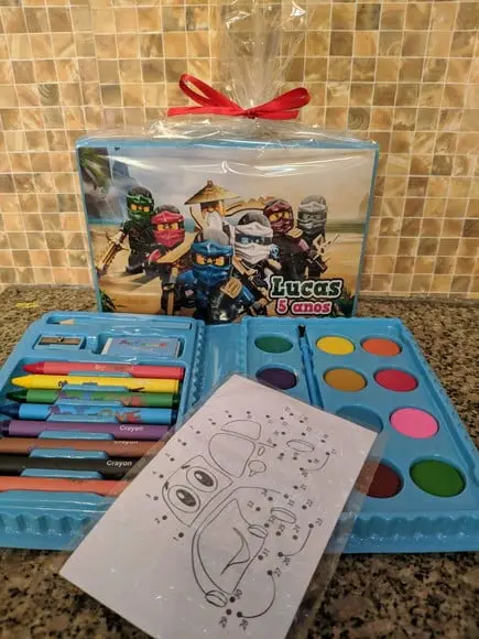Estojo de Pintura Ninjago
