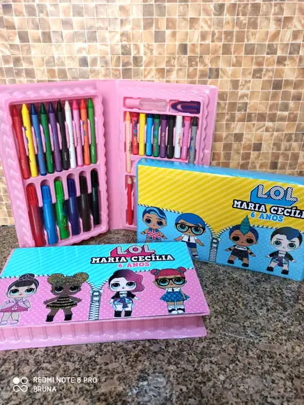 Estojo de pintura 48 peças
