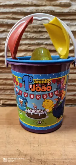 Balde de praia Galinha Pintadinha