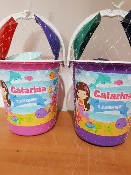 Kit baldinho de praia 5 peças