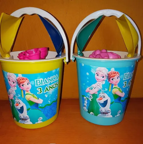 balde de praia Frozen Fever